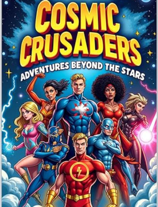 Cosmic Crusaders Adventure Beyond The Stars: A Coloring Book & TTRPG Adventure